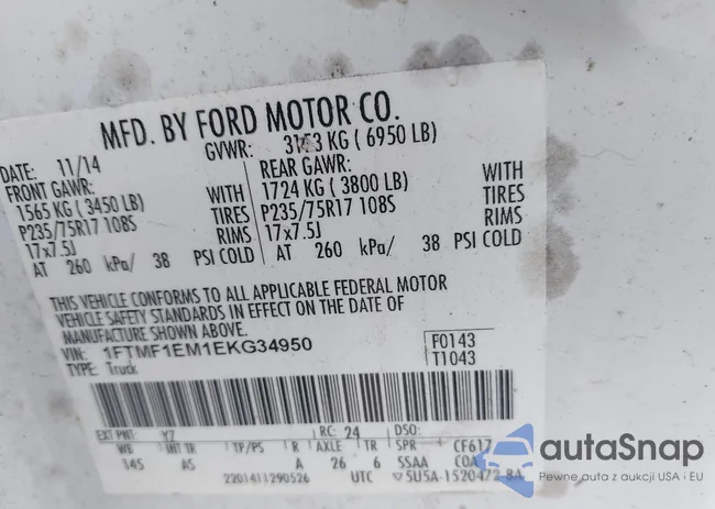 1FTMF1EM1EKG34950: 43317738
