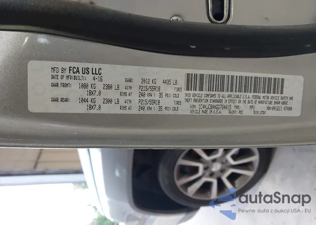 1C4NJCBAXGD764015: 43317803