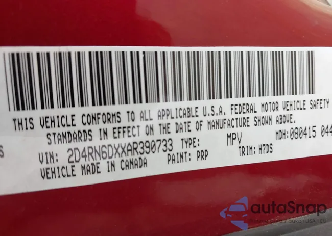 2D4RN6DXXAR390733: 43317828