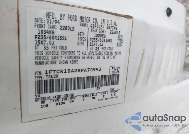 1FTCR10A2RPA70993: 43317834