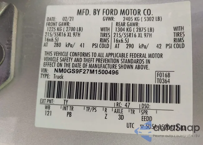 NM0GS9F27M1500496: 43317861