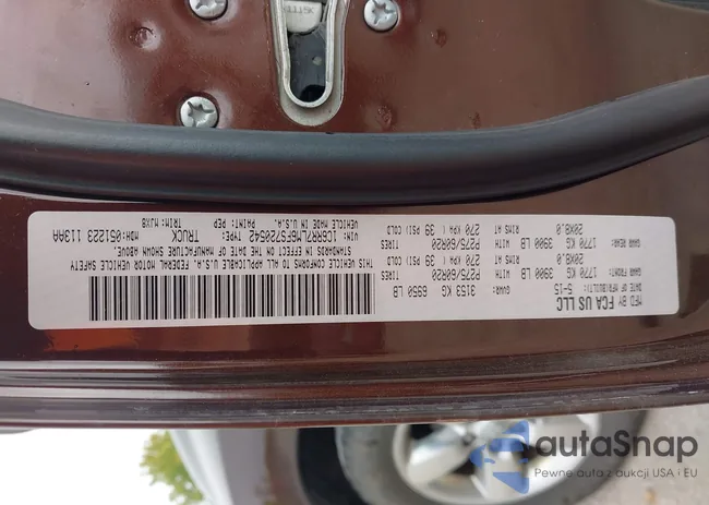 1C6RR7LM6FS720542: 43317935