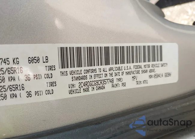 2C4RDGCG9CR357748: 43318031