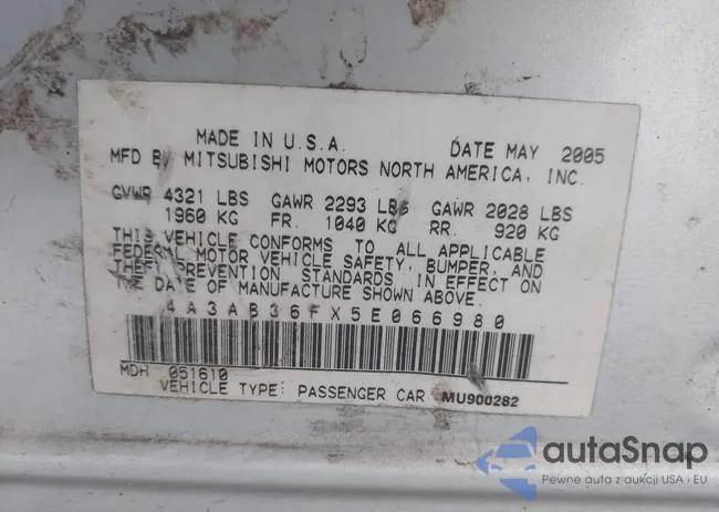 4A3AB36FX5E066980: 43318114