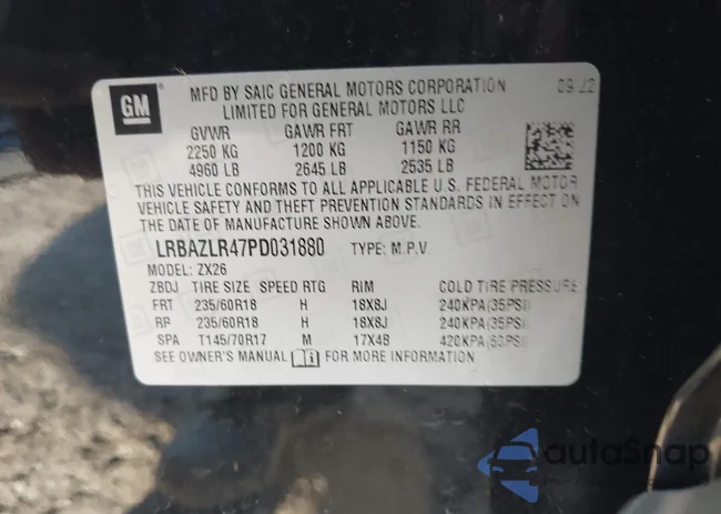 LRBAZLR47PD031880: 43318146