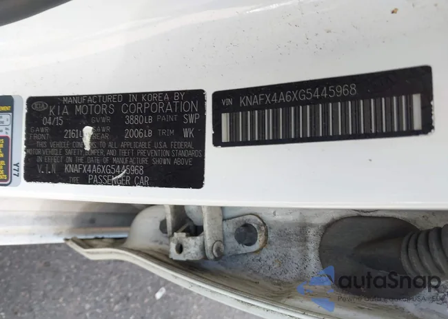 KNAFX4A6XG5445968: 43318269