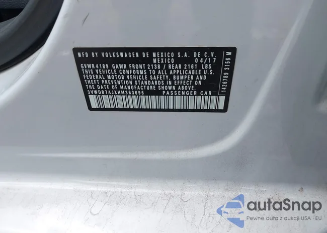 3VWDB7AJXHM363696: 43317639