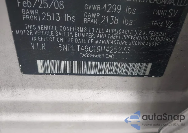 5NPET46C19H425233: 43317659