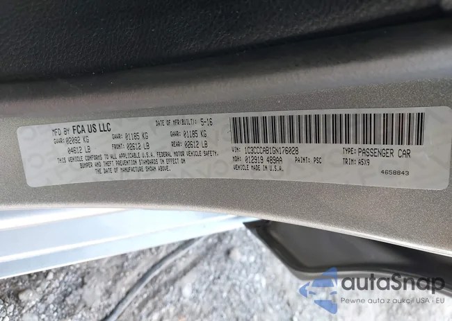 1C3CCCAB1GN176028: 43317710