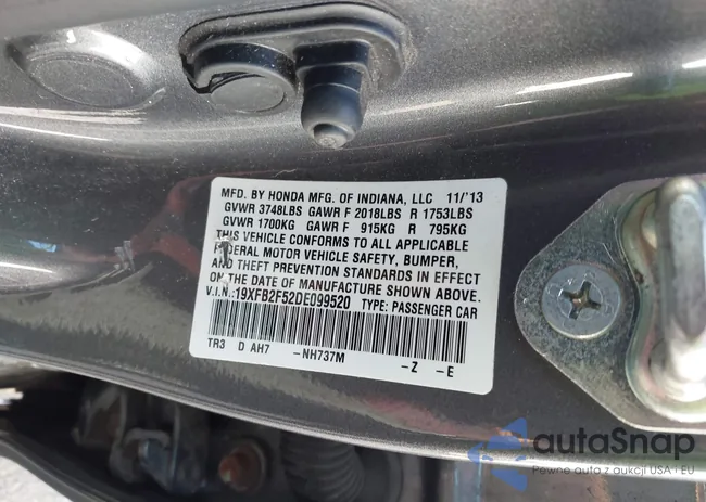 19XFB2F52DE099520: 43318766