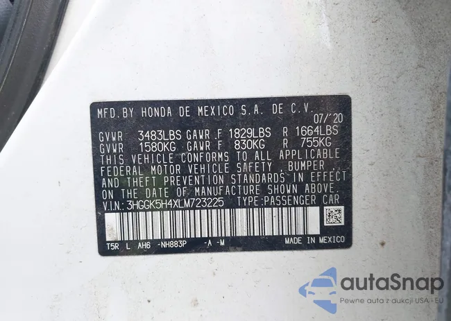 3HGGK5H4XLM723225: 43318811