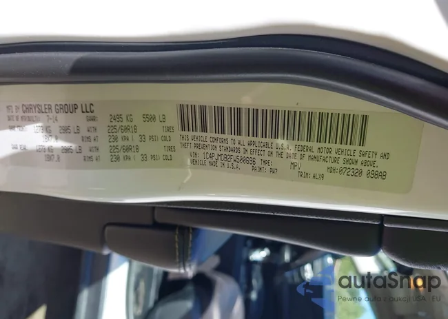 1C4PJMDB2FW500696: 43318955