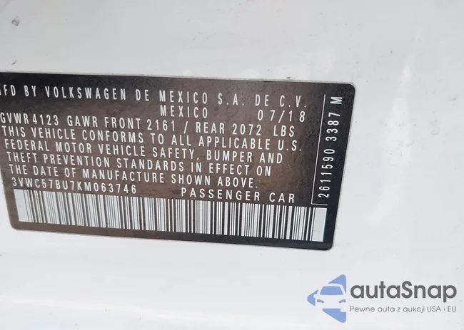 3VWC57BU7KM063746: 43319026