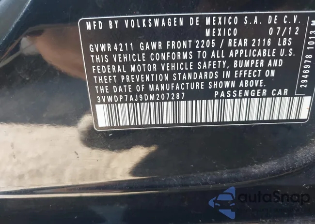 3VWDP7AJ9DM207287: 43319064