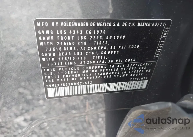 3VVLX7B29NM025582: 43319076