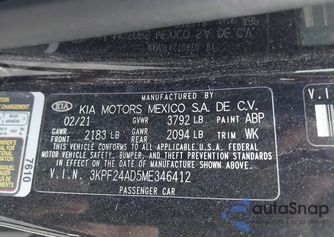 5J6RW2H56KL014501: 43318341