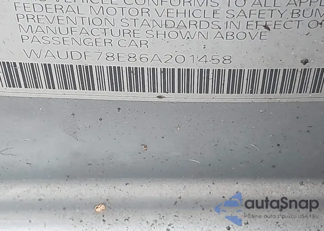 WAUDF78E86A201458: 43318352
