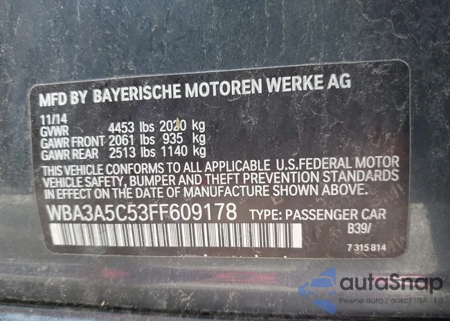 WBA3A5C53FF609178: 43318585