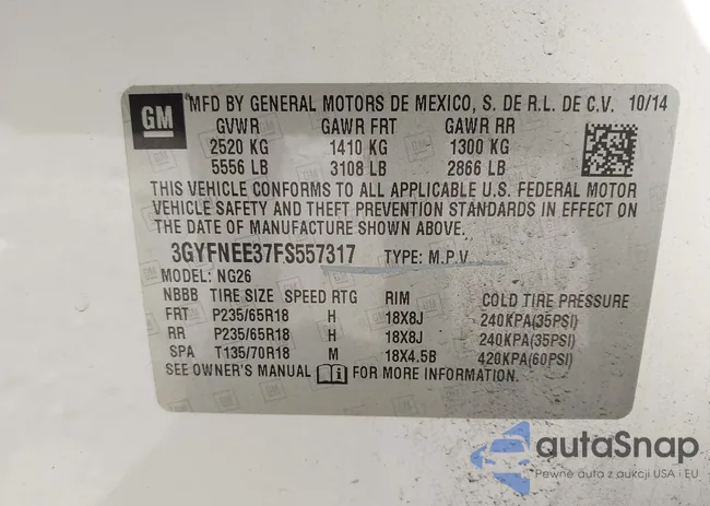 3GYFNEE37FS557317: 43318629