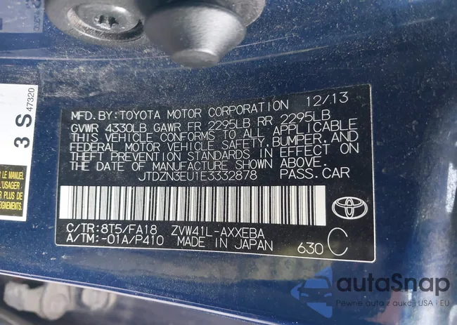 JTDZN3EU1E3332878: 43318683