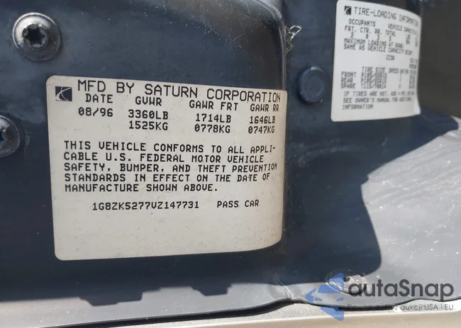 1G8ZK5277VZ147731: 43318730