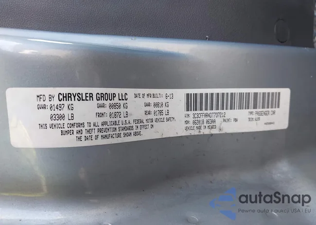 3C3CFFAR4DT737212: 43319889