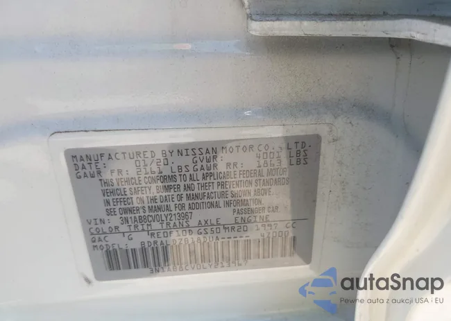 3N1AB8CV0LY213967: 43319930