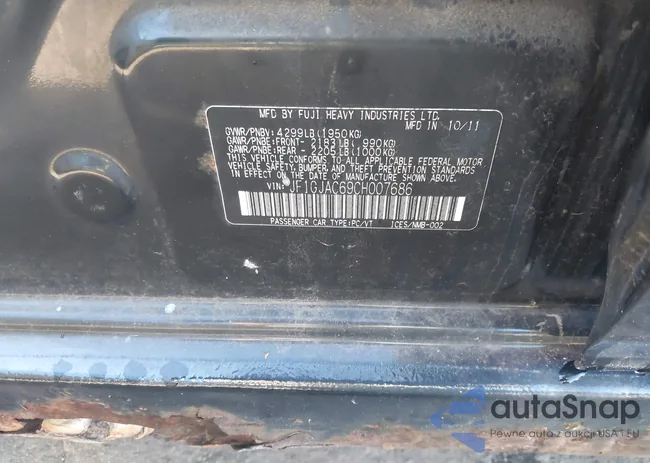 JF1GJAC69CH007686: 43320315