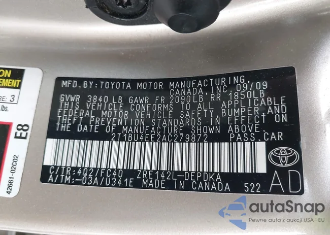 2T1BU4EE2AC279872: 43319365