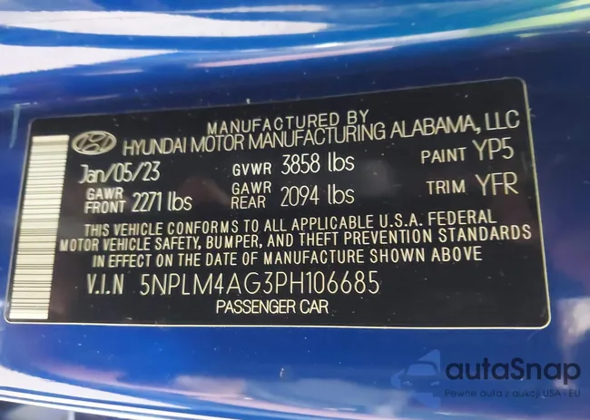 5NPLM4AG3PH106685: 43319452