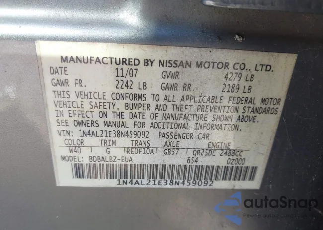 1N4AL21E38N459092: 43319691