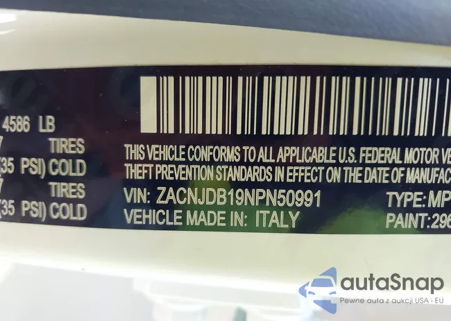 ZACNJDB19NPN50991: 43320769