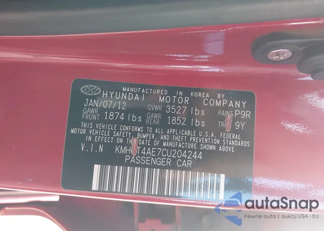 KMHCT4AE7CU204244: 43321055