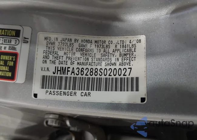 JHMFA36288S020027: 43321082