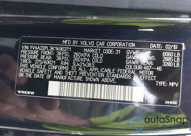 YV4A22PL3K1496271: 43320651