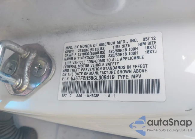 5J6TF2H58CL009419: 43320696