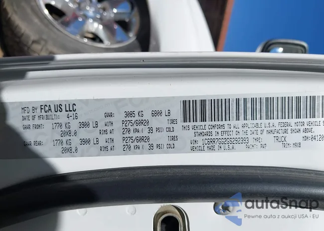 1C6RR7GG2GS292393: 43321804