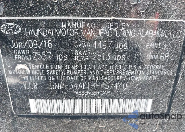 5NPE34AF1HH457440: 43321883