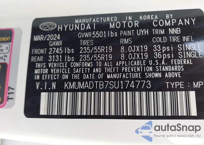 KMUMADTB7SU174773: 43322042