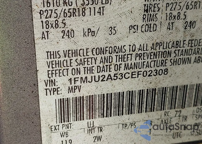 1FMJU2A53CEF02308: 43321477