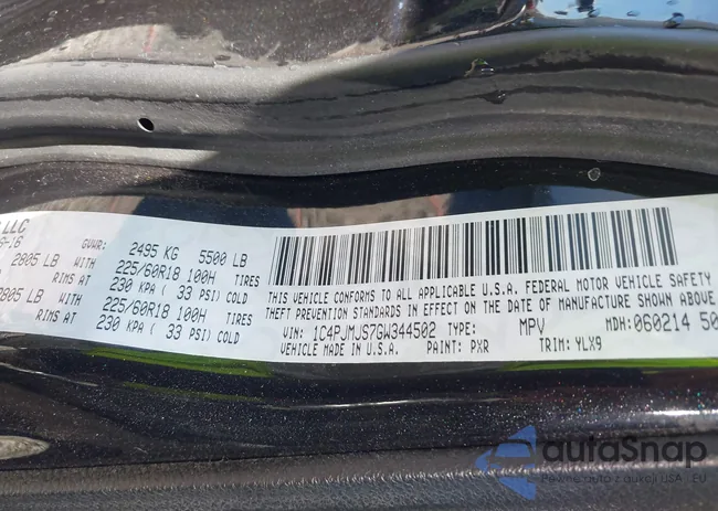 1C4PJMJS7GW344502: 43321491