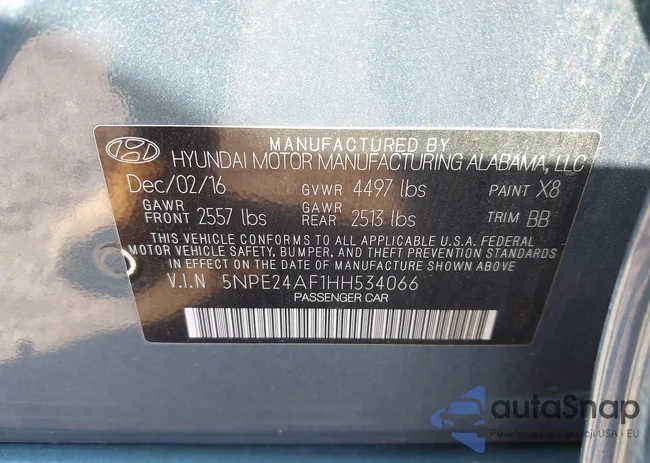 5NPE24AF1HH534066: 43321541