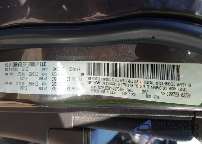 1C4PJMCB4EW176490: 43321549