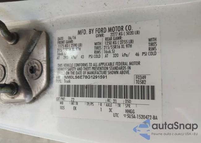 NM0LS6E78G1291591: 43321690