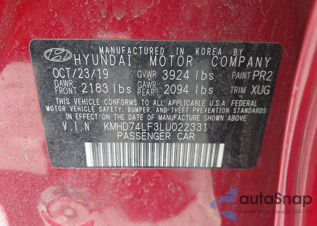 KMHD74LF3LU022331: 43321711