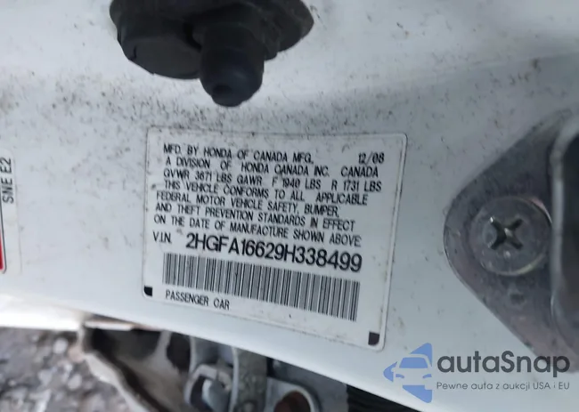 2HGFA16629H338499: 43321726