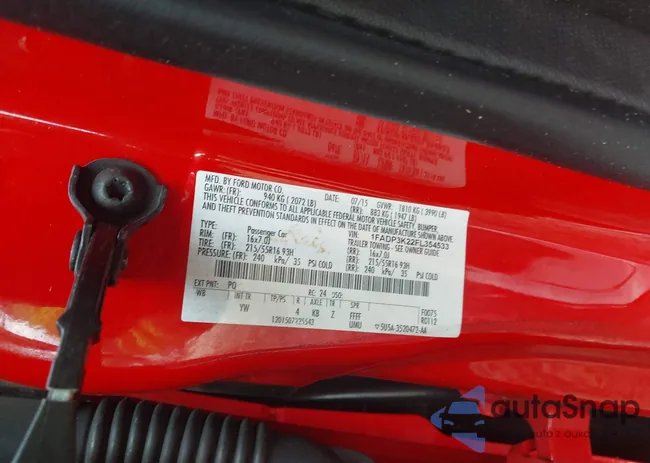 1FADP3K22FL354533: 43322741