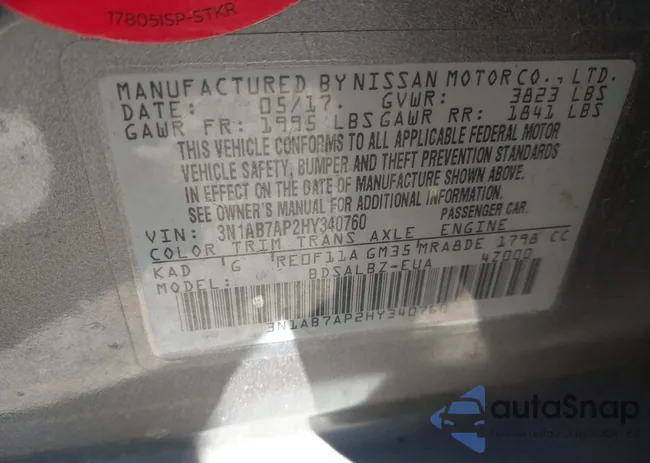 3N1AB7AP2HY340760: 43322755