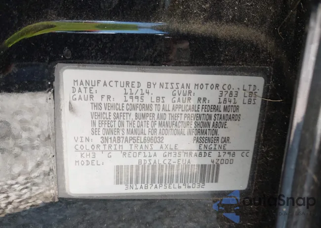 3N1AB7AP5EL696032: 43322760