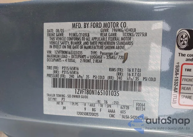 1ZVFT80N165101035: 43322770